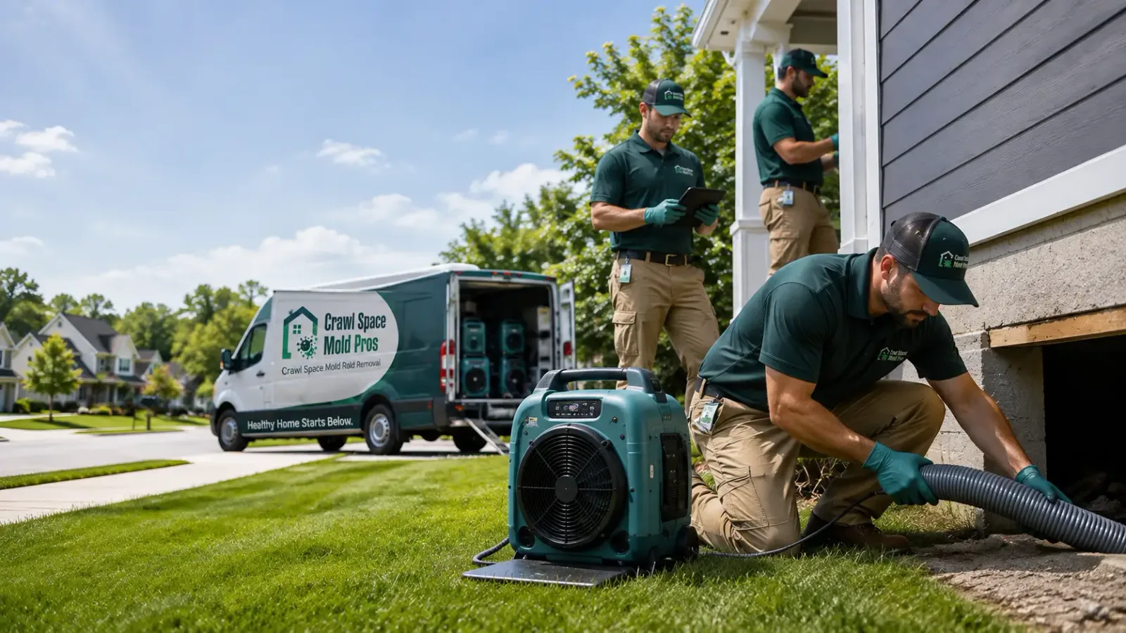 Crawl Space Mold Removal in Purchase, NY
